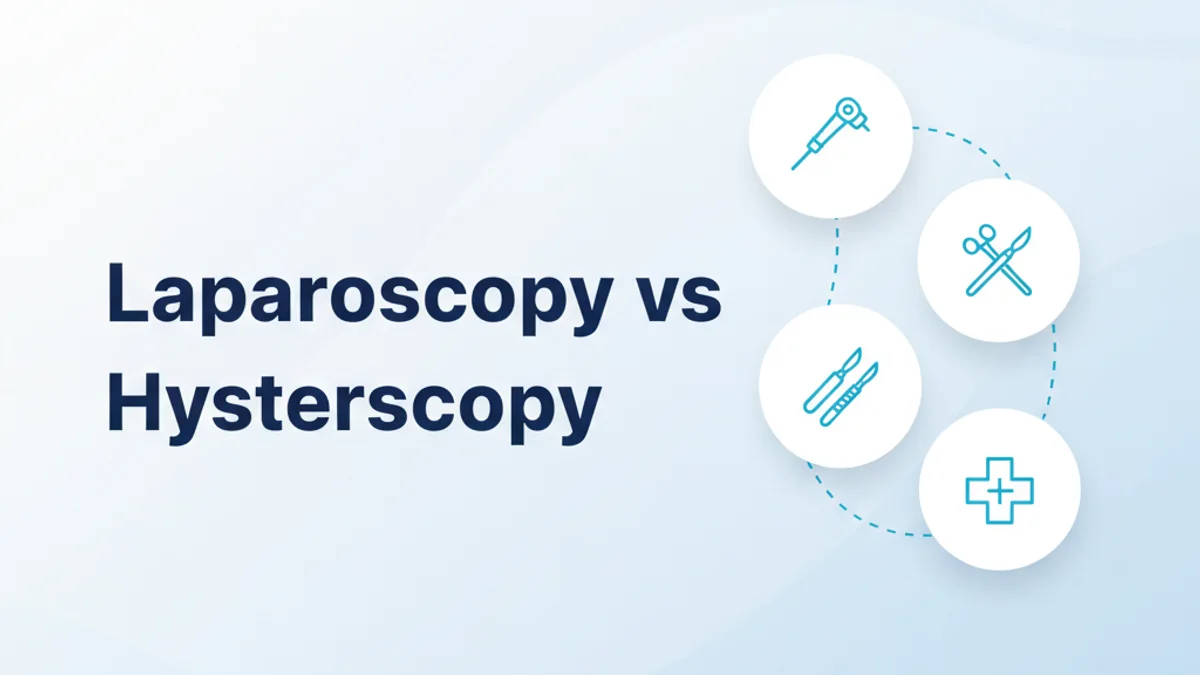 Laparoscopy vs Hysteroscopy: Key Differences