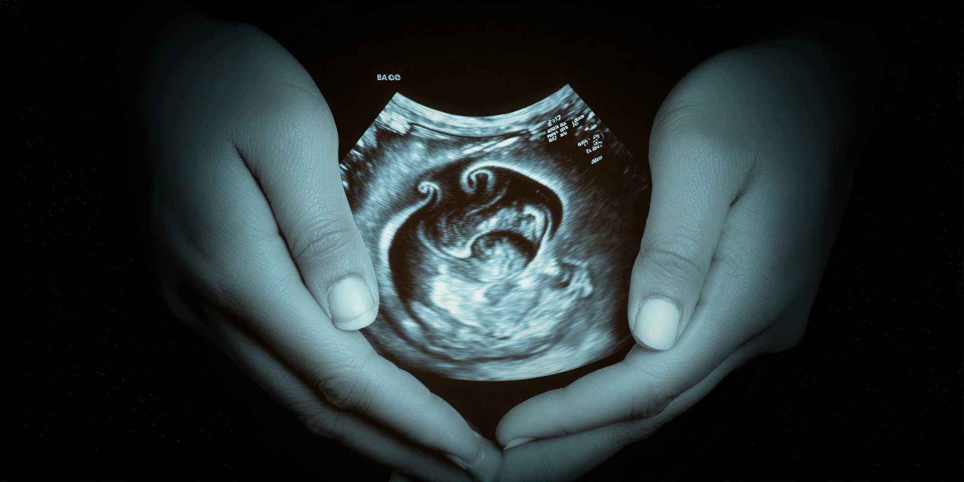 Ultrasound image illustrating how fetal and follicle scans support follicular monitoring and fertility care.