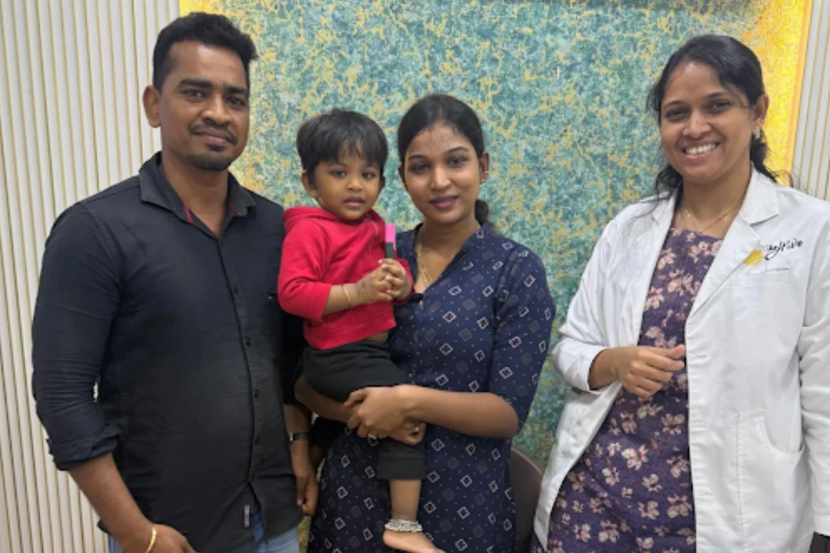 Happy clients at the clinic