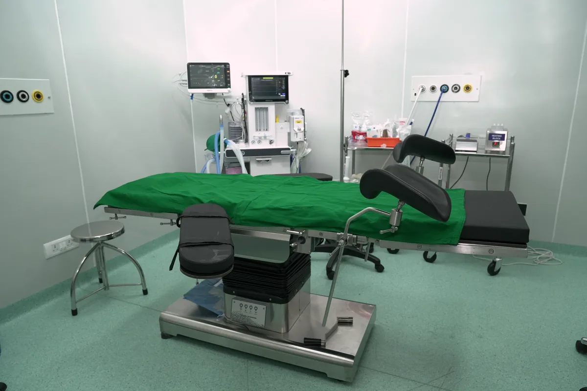 Procedure room at the Kilpauk fertility centre, Chennai