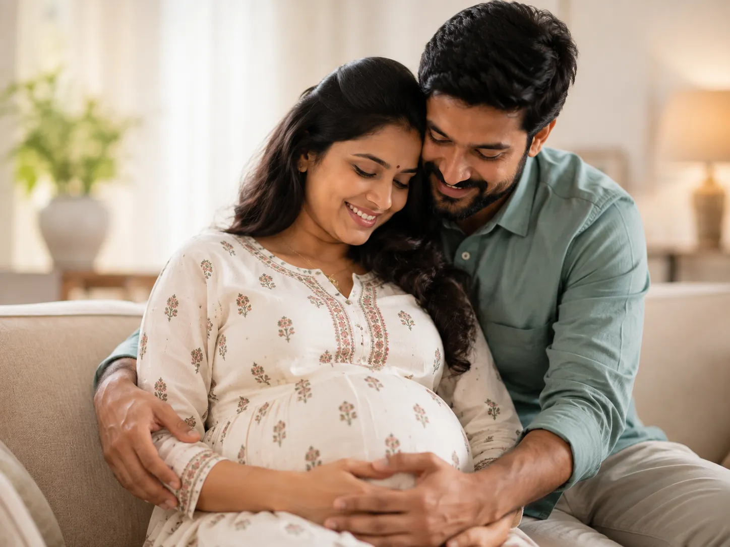 Happy couple expecting their baby after fertility treatment — Yaal Fertility and Women's Centre, Pallikaranai, Chennai