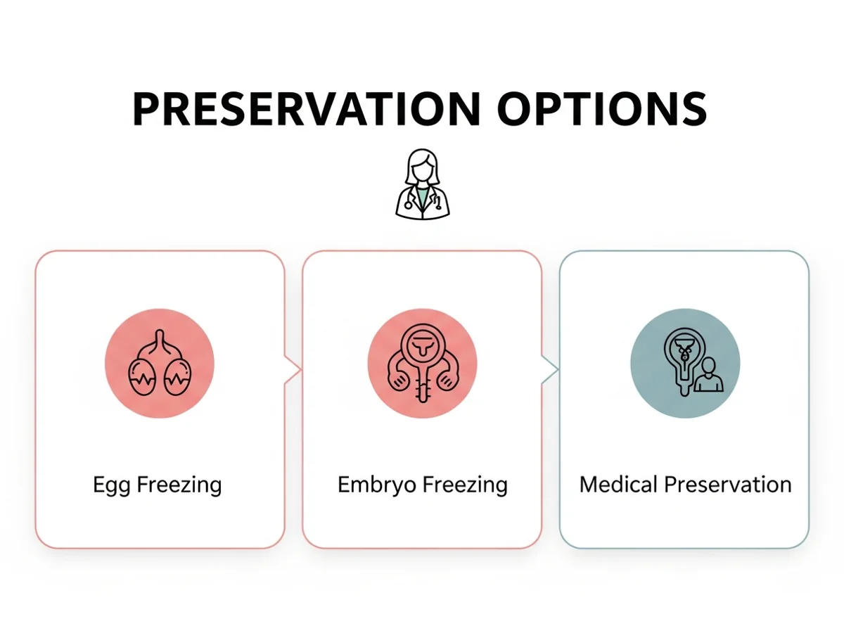 Fertility preservation options — egg freezing, embryo freezing, and medical preservation